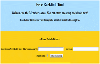 Cara dapat Backlnik gratis