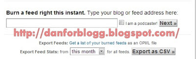 Cara Mendaftarkan Blog ke RSS FeedBurner