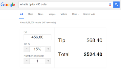 Hal Menarik yang Bisa Di lakukan Google Search - Jumlah tips