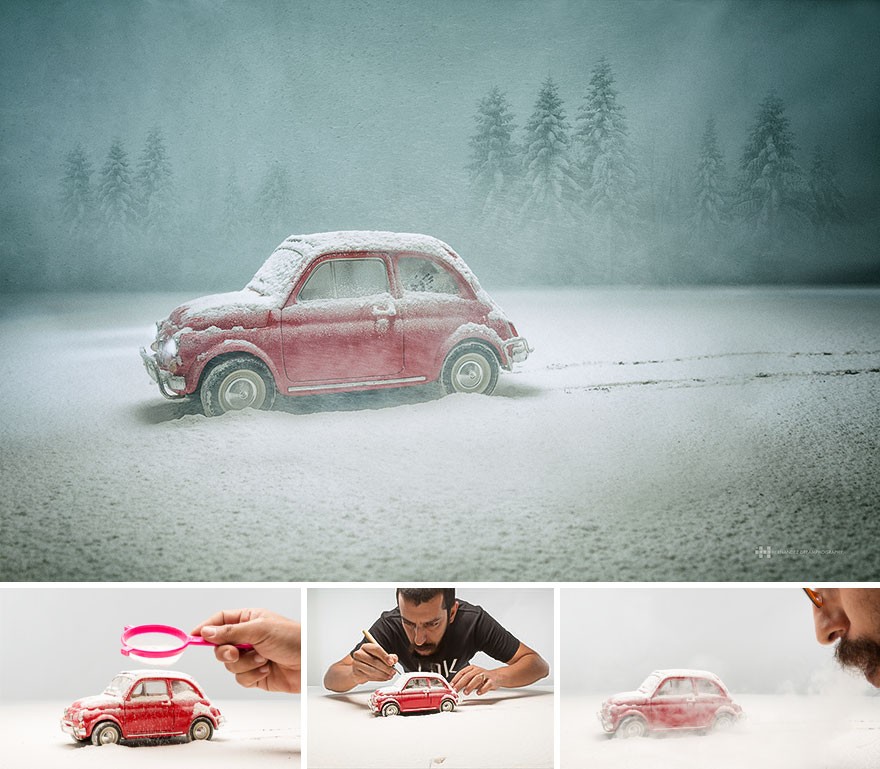 Mobil Salju - Foto Dengan Imaginasi Hebat