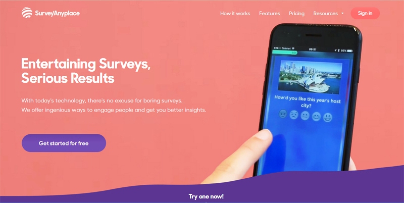 Survey Anyplace (surveyanyplace.com) - Tool Survei Online Terbaik
